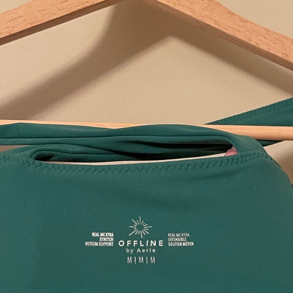 NWOT OFFLINE By Aerie Real Me Xtra Square Neck Sports Bra - Picture 8 of 9